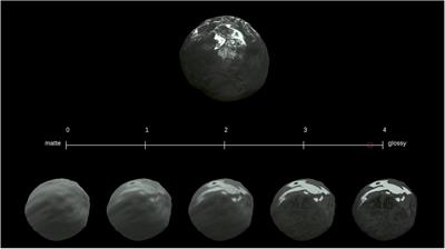Spatial Frequency Effective for Increasing Perceived Glossiness by Contrast Enhancement